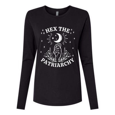 Feminist Witch Hex The Patriarchy Cool Gift Womens Cotton Relaxed Long Sleeve T-Shirt