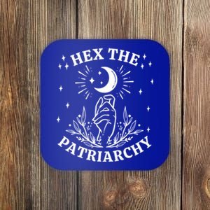 Feminist Witch Hex The Patriarchy Cool Gift Coaster