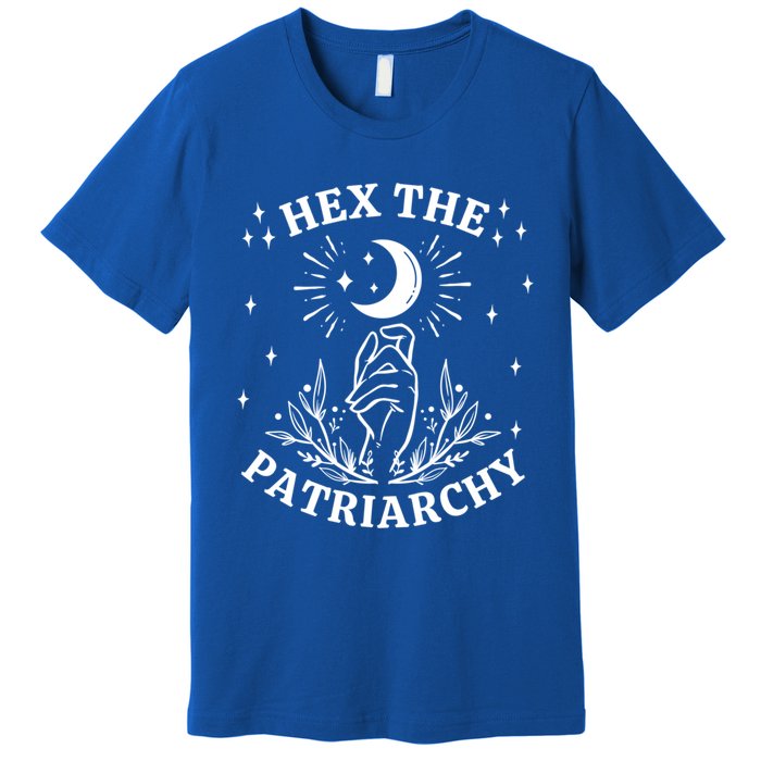 Feminist Witch Hex The Patriarchy Cool Gift Premium T-Shirt