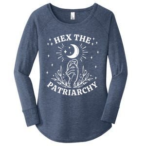 Feminist Witch Hex The Patriarchy Cool Gift Women's Perfect Tri Tunic Long Sleeve Shirt