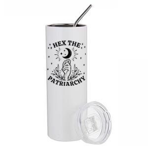 Feminist Witch Hex The Patriarchy Cool Gift Stainless Steel Tumbler