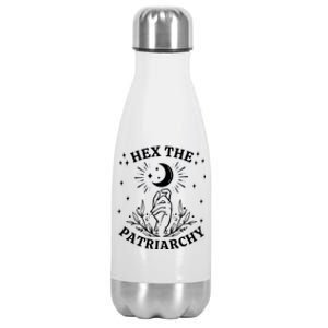 Feminist Witch Hex The Patriarchy Cool Gift Stainless Steel Insulated Water Bottle