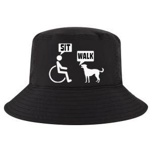 Funny Wheelchair Humor Joke For A Disability In A Wheelchair Cool Comfort Performance Bucket Hat