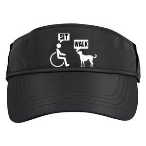 Funny Wheelchair Humor Joke For A Disability In A Wheelchair Adult Drive Performance Visor