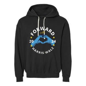 Forward With Harris Walz Garment-Dyed Fleece Hoodie