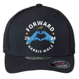 Forward With Harris Walz Flexfit Unipanel Trucker Cap