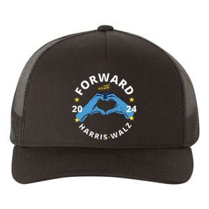 Forward With Harris Walz Yupoong Adult 5-Panel Trucker Hat