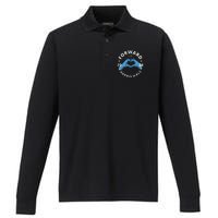 Forward With Harris Walz Performance Long Sleeve Polo