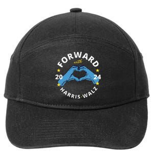 Forward With Harris Walz 7-Panel Snapback Hat