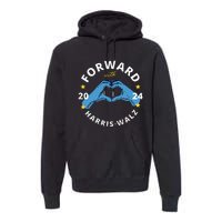 Forward With Harris Walz Premium Hoodie