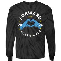 Forward With Harris Walz Tie-Dye Long Sleeve Shirt