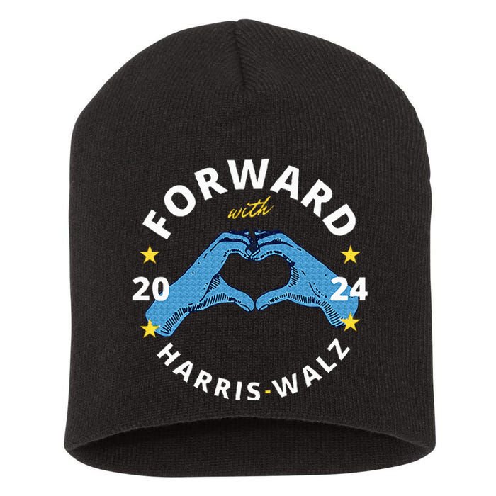 Forward With Harris Walz Short Acrylic Beanie