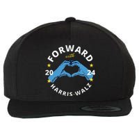 Forward With Harris Walz Wool Snapback Cap