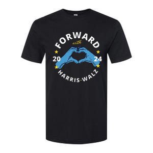 Forward With Harris Walz Softstyle CVC T-Shirt