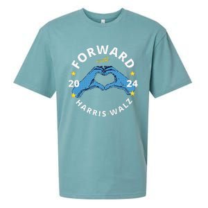 Forward With Harris Walz Sueded Cloud Jersey T-Shirt