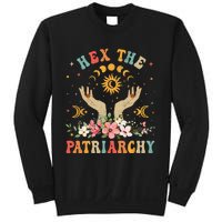 Feminist Witch Hex The Patriarchy Halloween Witch Vibes Sweatshirt