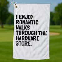 Funny Woodworking Hardware Carpenter Golf Towel
