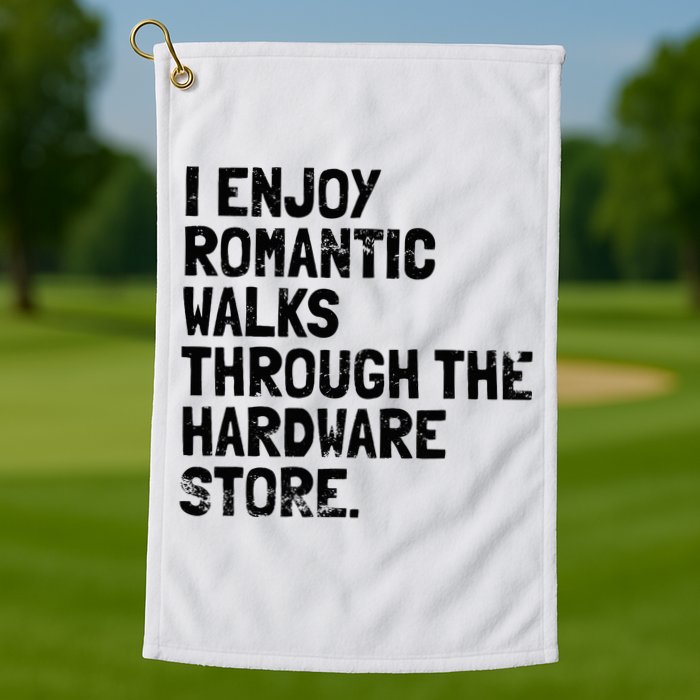 Funny Woodworking Hardware Carpenter Golf Towel