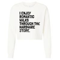 Funny Woodworking Hardware Carpenter Cropped Pullover Crew