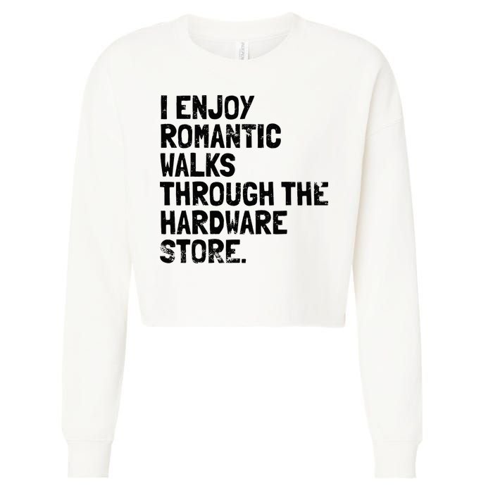 Funny Woodworking Hardware Carpenter Cropped Pullover Crew