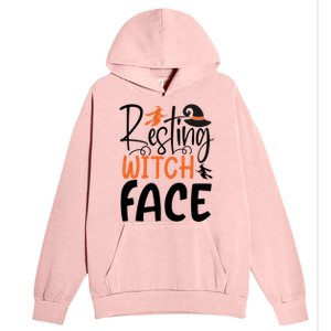 Funny Witches Halloween Party Costume Resting Witch Face Gift Urban Pullover Hoodie