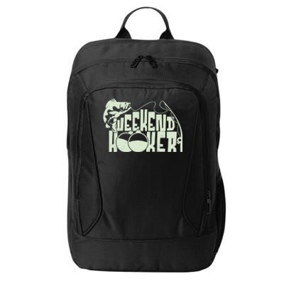 Funny Weekend Hooker Fishing Fan City Backpack