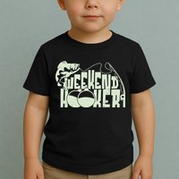 Funny Weekend Hooker Fishing Fan Toddler T-Shirt