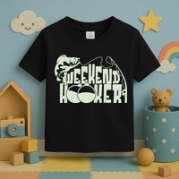 Funny Weekend Hooker Fishing Fan Toddler T-Shirt
