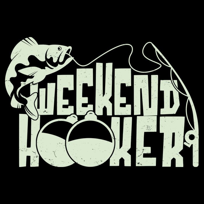 Funny Weekend Hooker Fishing Fan Toddler T-Shirt