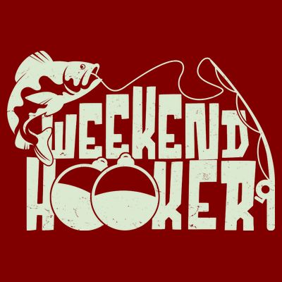Funny Weekend Hooker Fishing Fan T-Shirt