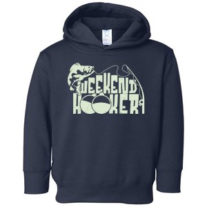 Funny Weekend Hooker Fishing Fan Toddler Hoodie