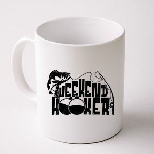 Funny Weekend Hooker Fishing Fan Coffee Mug