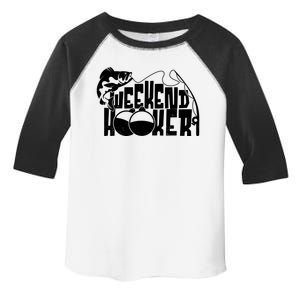 Funny Weekend Hooker Fishing Fan Toddler Fine Jersey T-Shirt