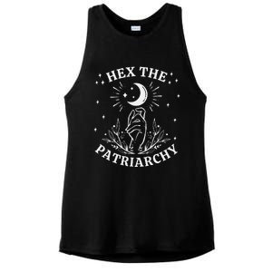 Feminist Witch Hex The Patriarchy Ladies PosiCharge Tri-Blend Wicking Tank