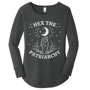 Feminist Witch Hex The Patriarchy Women's Perfect Tri Tunic Long Sleeve Shirt