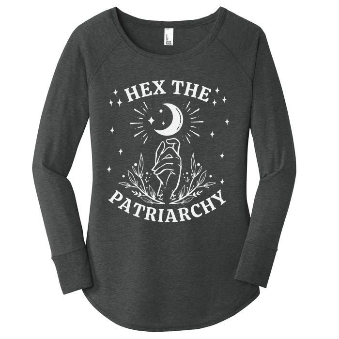 Feminist Witch Hex The Patriarchy Women's Perfect Tri Tunic Long Sleeve Shirt