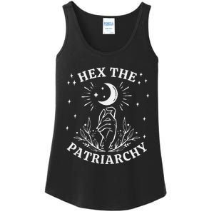 Feminist Witch Hex The Patriarchy Ladies Essential Tank