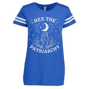 Feminist Witch Hex The Patriarchy Enza Ladies Jersey Football T-Shirt