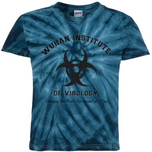 Funny Wuhan Institute Of Virology Anti Mask Mandate Stand Up for Medical Freedom Kids Tie-Dye T-Shirt