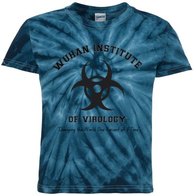 Funny Wuhan Institute Of Virology Anti Mask Mandate Stand Up for Medical Freedom Kids Tie-Dye T-Shirt