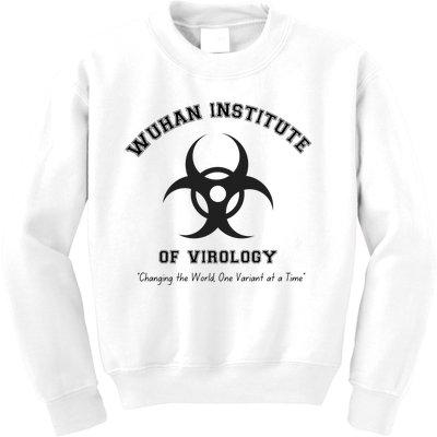 Funny Wuhan Institute Of Virology Anti Mask Mandate Stand Up for Medical Freedom Kids Sweatshirt