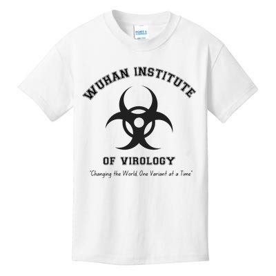 Funny Wuhan Institute Of Virology Anti Mask Mandate Stand Up for Medical Freedom Kids T-Shirt