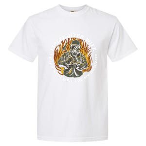 Firefighter Wife I Burn With Love For My Husband Fire Gift Garment-Dyed Heavyweight T-Shirt