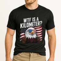 Funny Wtf Is A Kilometer 4th Of July Usa Bald Eagle Performance Shirt