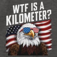 Funny Wtf Is A Kilometer 4th Of July Usa Bald Eagle Vector Backpack