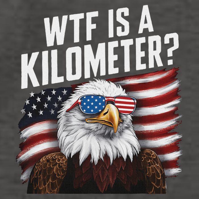 Funny Wtf Is A Kilometer 4th Of July Usa Bald Eagle Vector Backpack