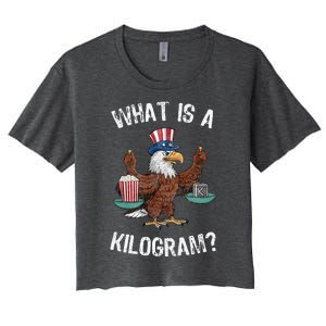 Funny What Is A Kilogram 4th Of July Women's Crop Top Tee