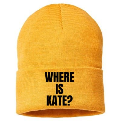 Funny Where Is Kate Royal Family Kate Middleton Sustainable Knit Beanie