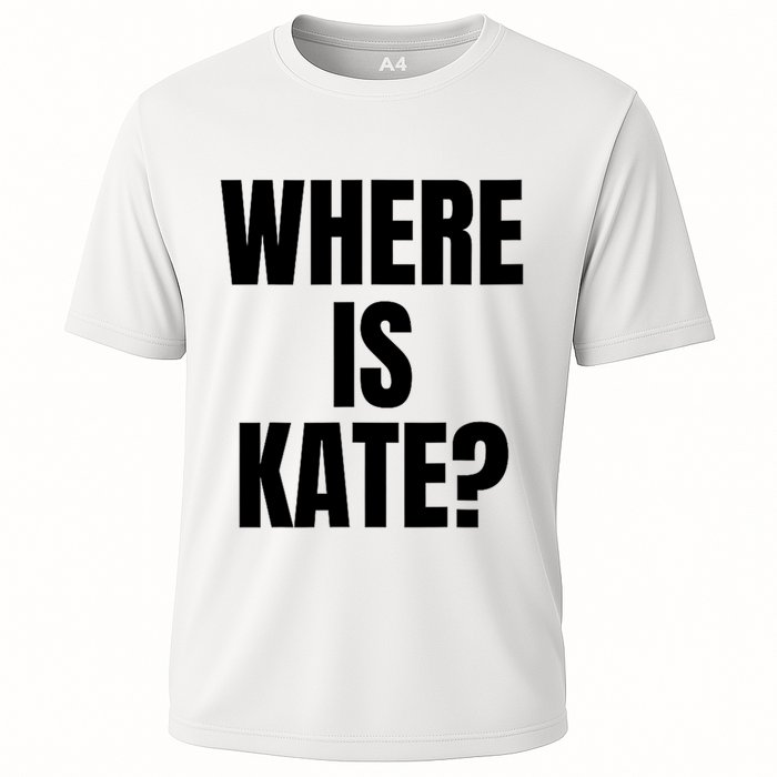 Funny Where Is Kate Royal Family Kate Middleton Cooling Performance Crew T-Shirt