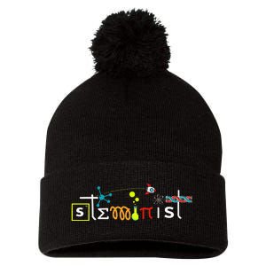 Feminist Women In Science Steminista Steminist Pom Pom 12in Knit Beanie